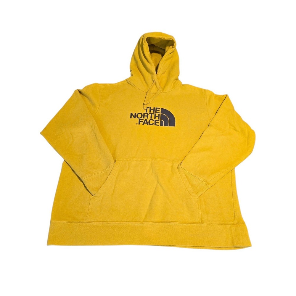The North Face Men's Half Dome Pullover Hoodie XXL Yellow Sweatshirt